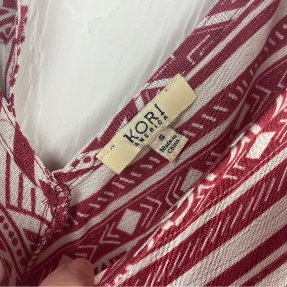 Kori America Boutique Aztec Print Romper with Pockets Size Small - Picture 5 of 6